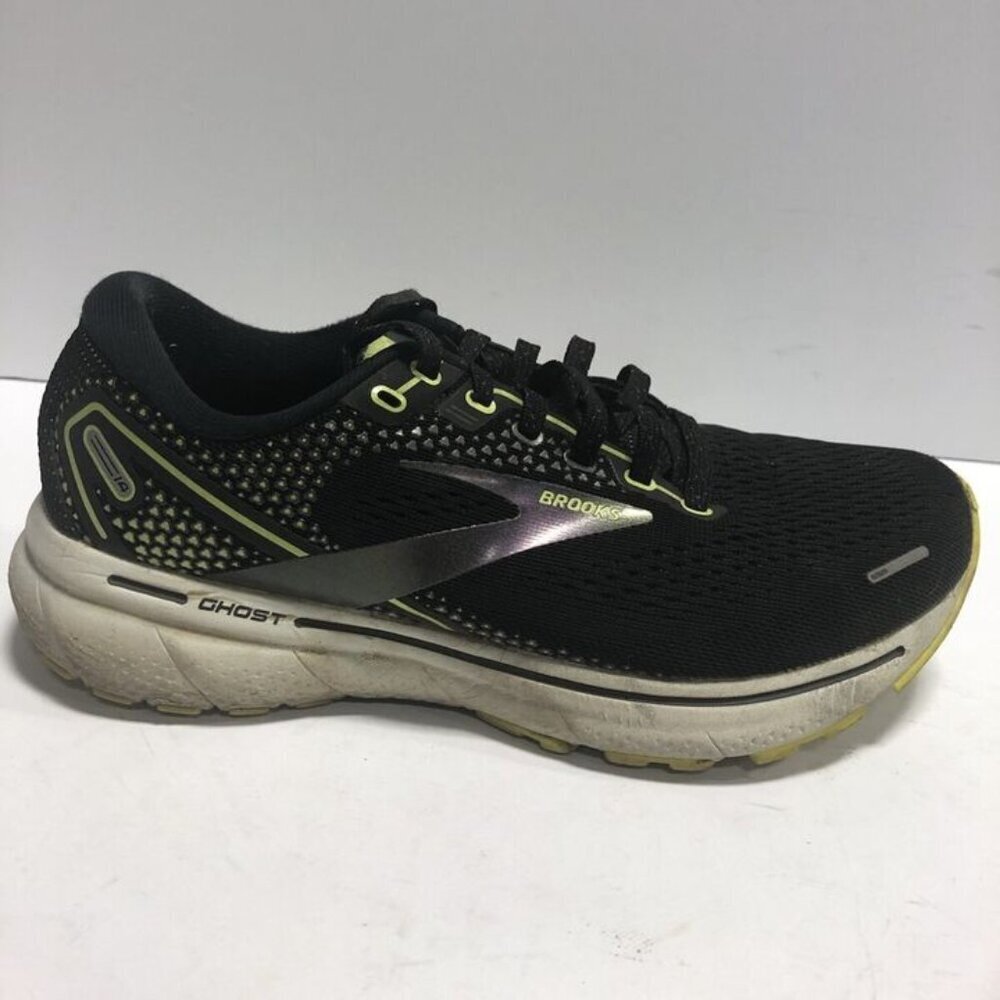 Brooks Women’s Ghost 14, Black Running Shoes, Size 7M